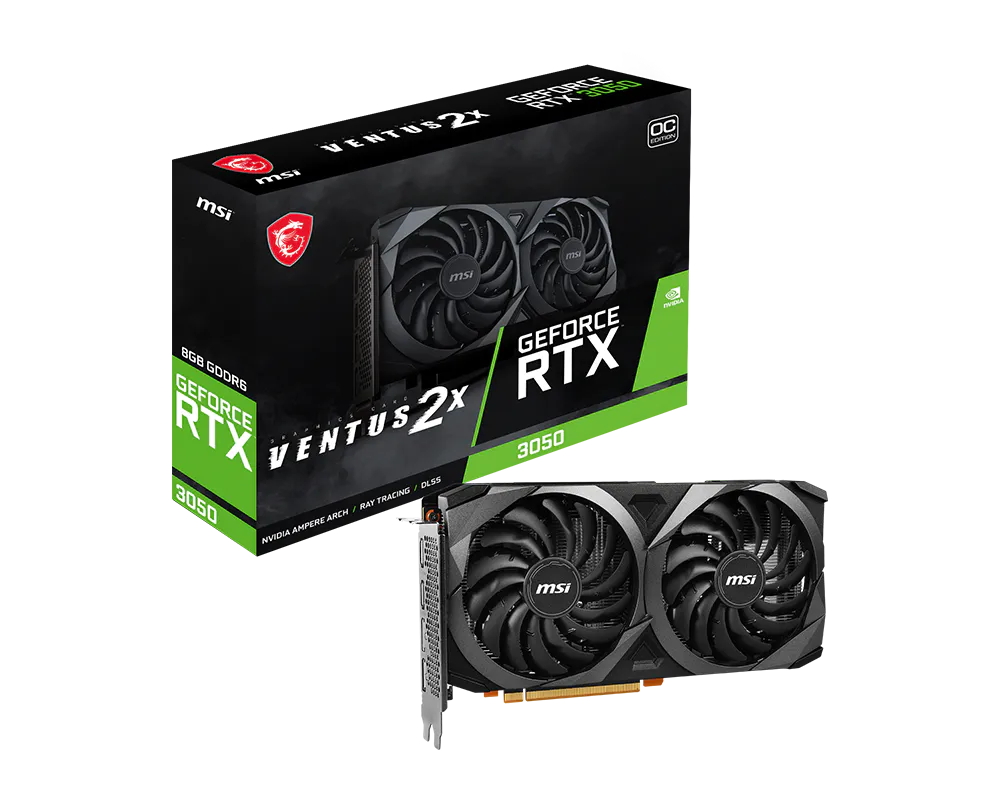 MSI GeForce RTX 3050 VENTUS 2X 8G OCV1